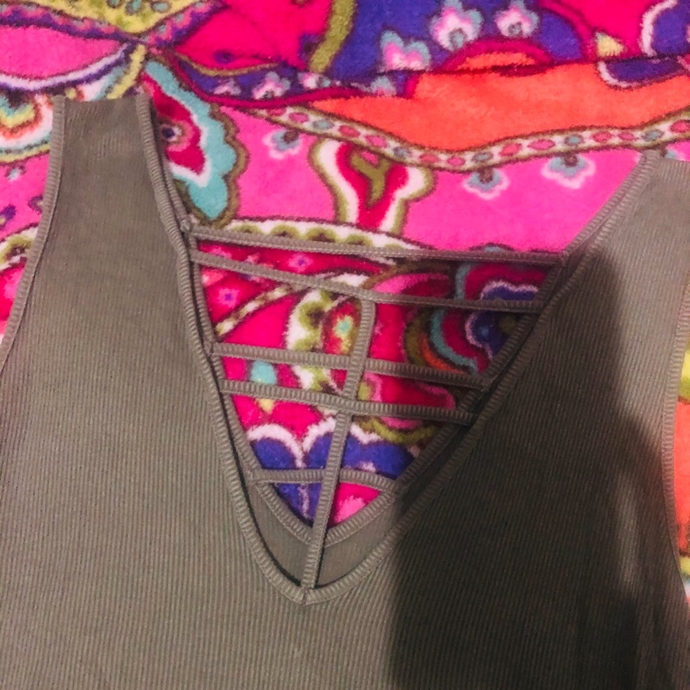 Olive green tank